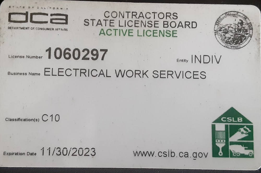 Electrical Work Services